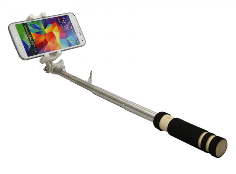 Selfie stick mini ZX-4S kabal 3.5mm crni - Selfi stap