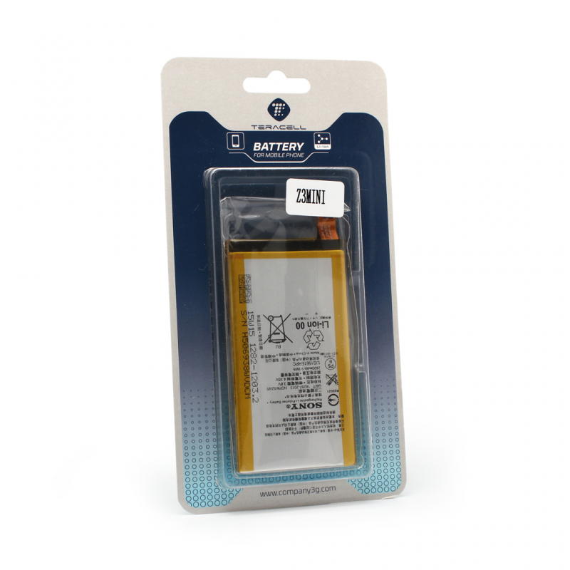 Baterija Teracell za Sony Xperia Z3 Compact/Z3 mini/D508X - Pojačane Sony baterije za mobilne telefone