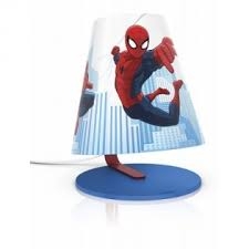 Spider-Man table lamp blue 1x2.3W SELV - Ukrasne Lampe