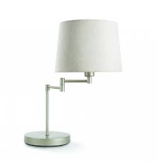 Beauvais table lamp nickel 1x6W 230V - Ukrasne Lampe