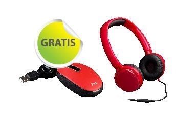 SLUÅ ALICE MS FEVER crvene + MATRIX crveni GRATIS - Slušalice za kompjuter